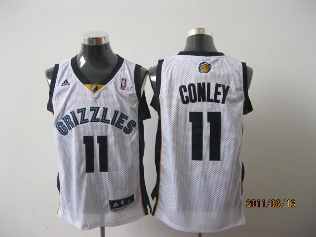  NBA Memphis Grizzlies 11 Mike Conley Swingman White Jersey